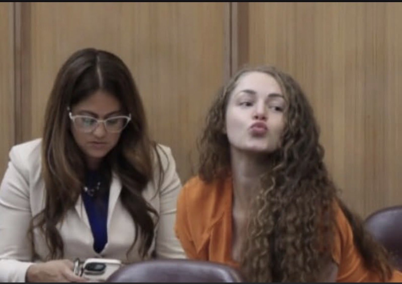 OnlyFans model Courtney Clenney blows kisses in court while facing m8rder charge in Nigerian boyfriend, Christian Obumseli?s d3ath