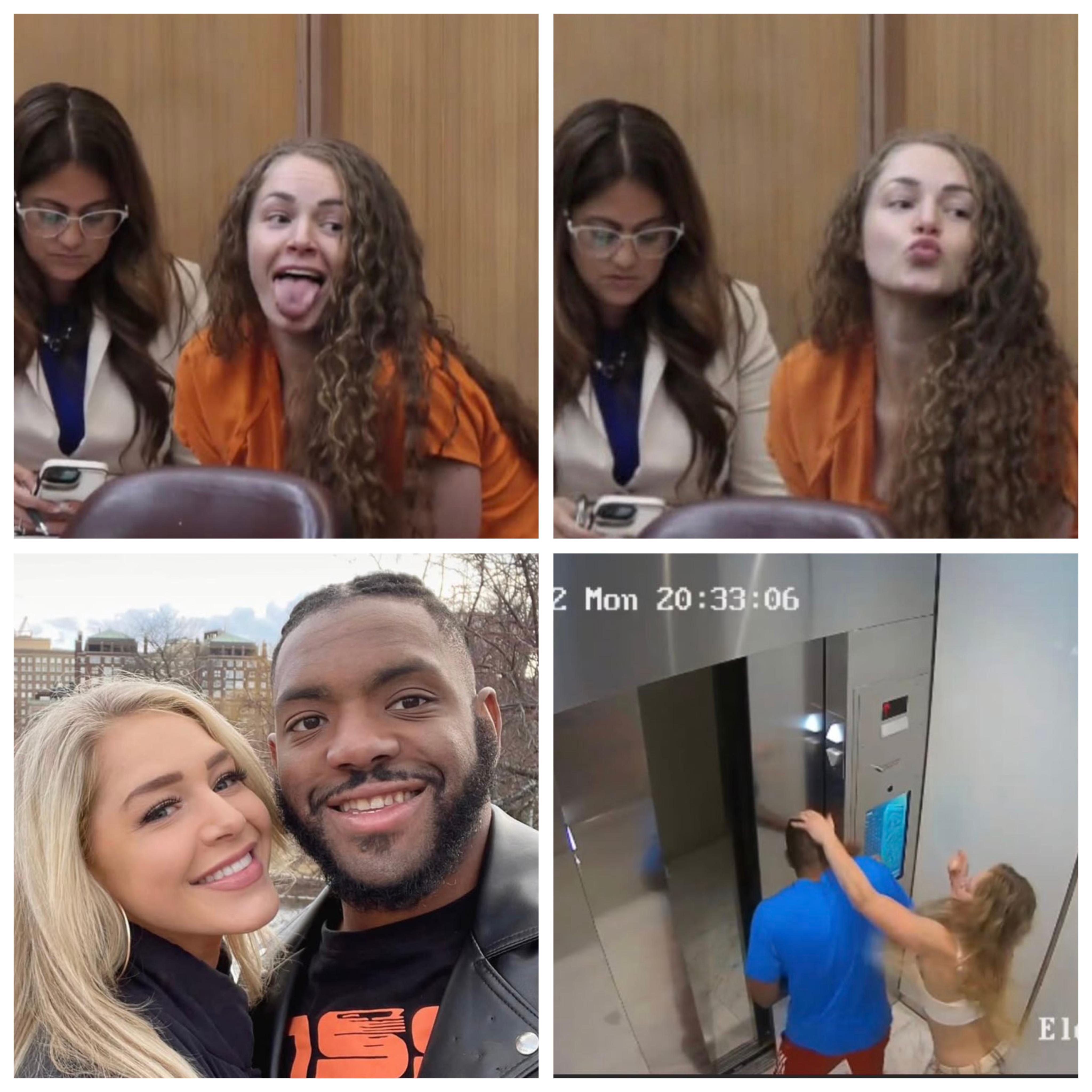 OnlyFans model Courtney Clenney blows kisses in court while facing m8rder charge in Nigerian boyfriend, Christian Obumseli?s d3ath