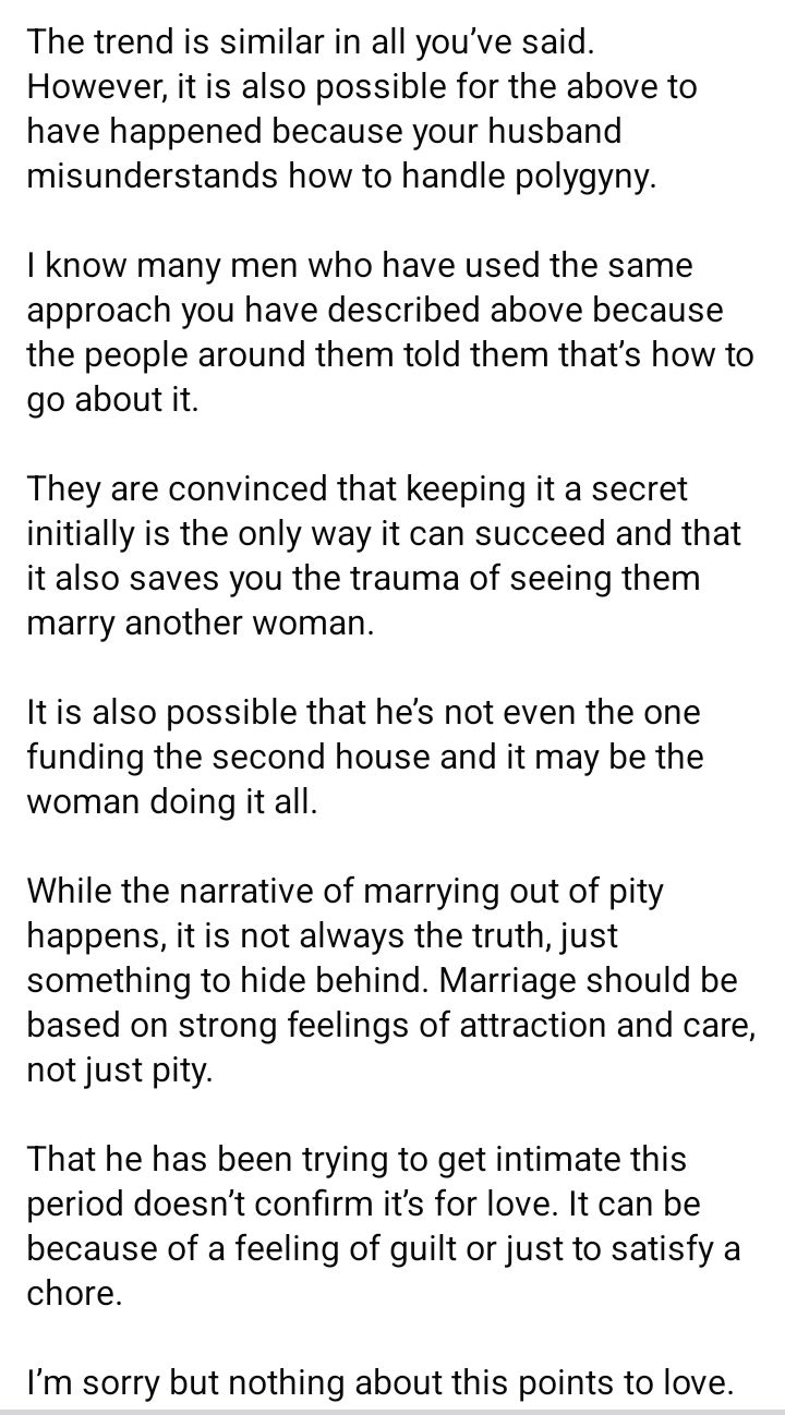 Nigerian woman insists her husband still loves her after he married second wife without informing her