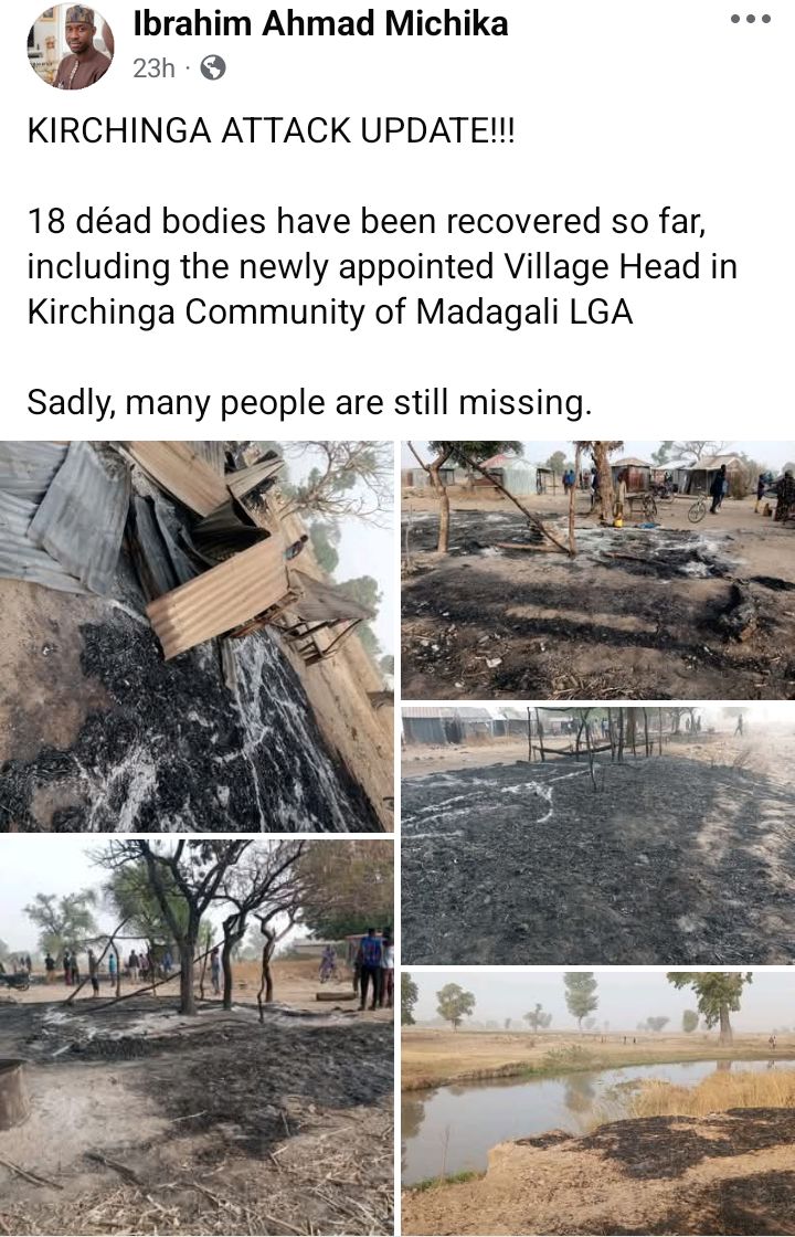 25 k!lled as suspected terrorists attack Adamawa villages