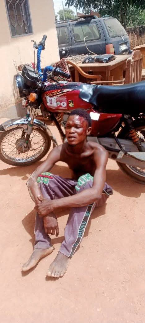 Suspected motorcycle thief nabbed in Nasarawa