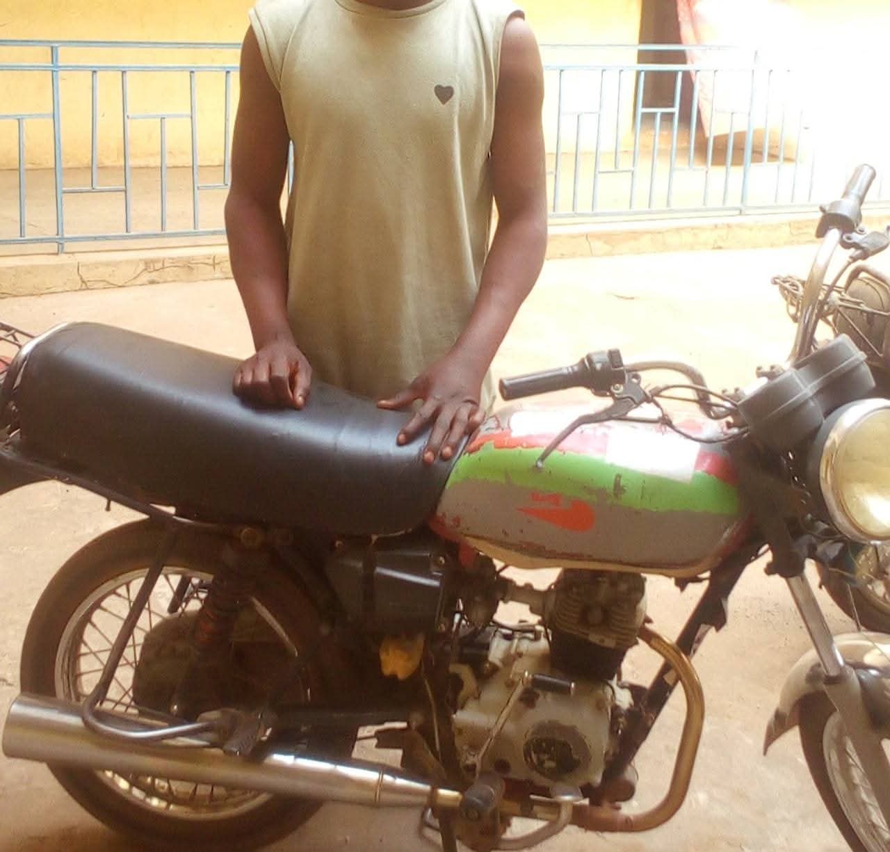 Police arrest suspected thief for attacking Okada rider with pestle and attempting to steal his motorcycle in Niger State