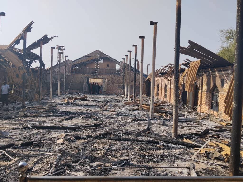 Fire razes Catholic Cathedral in Taraba