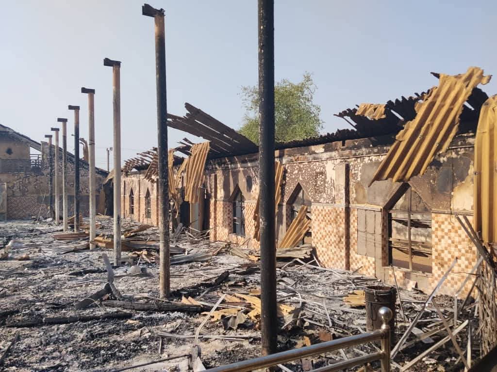 Fire razes Catholic Cathedral in Taraba