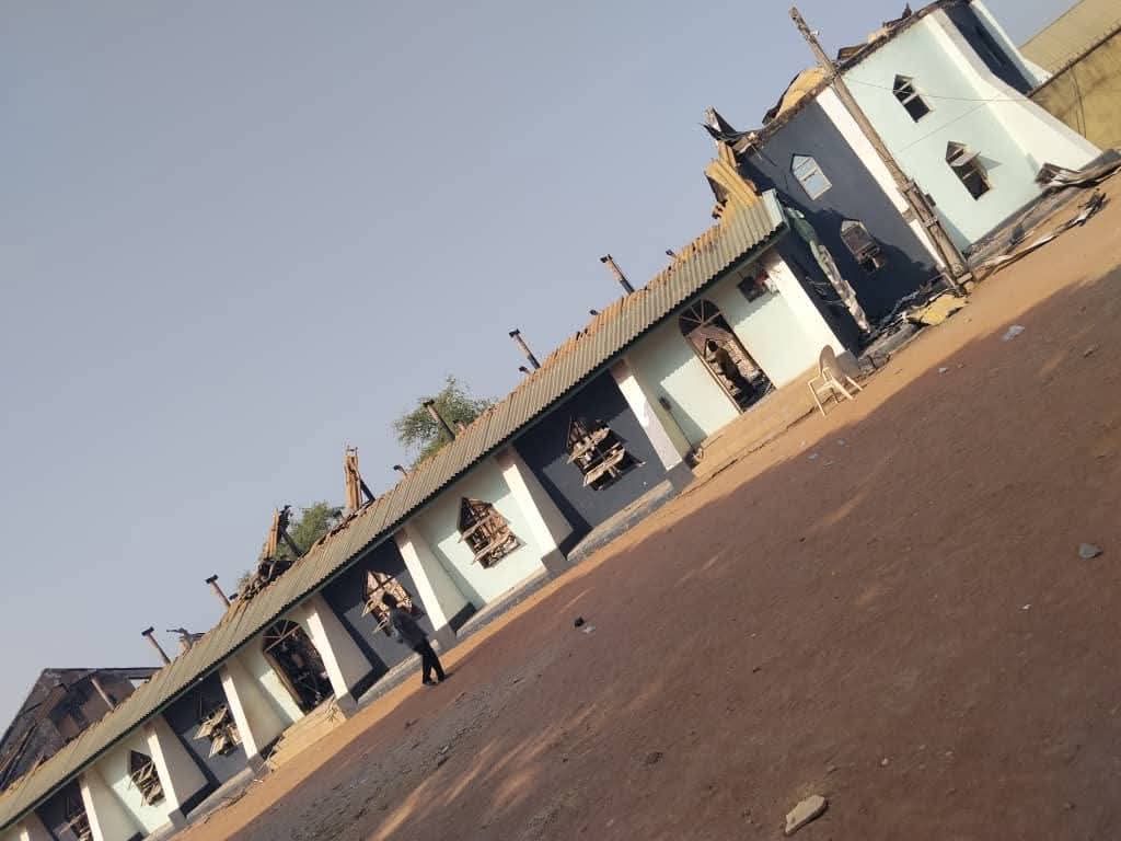 Fire razes Catholic Cathedral in Taraba