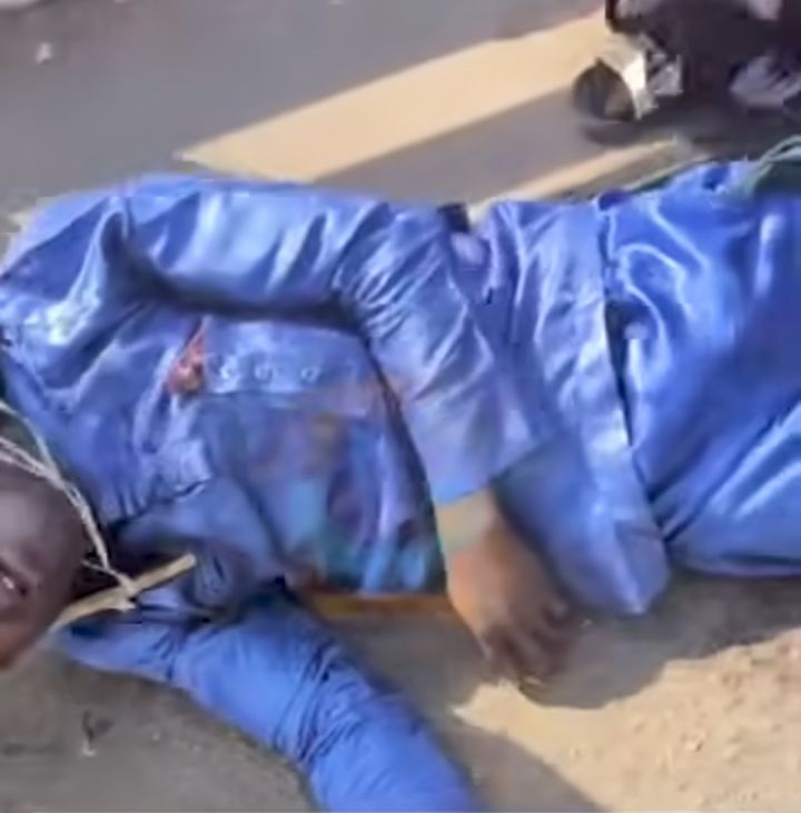 Scene of the rescue operation in Abuja