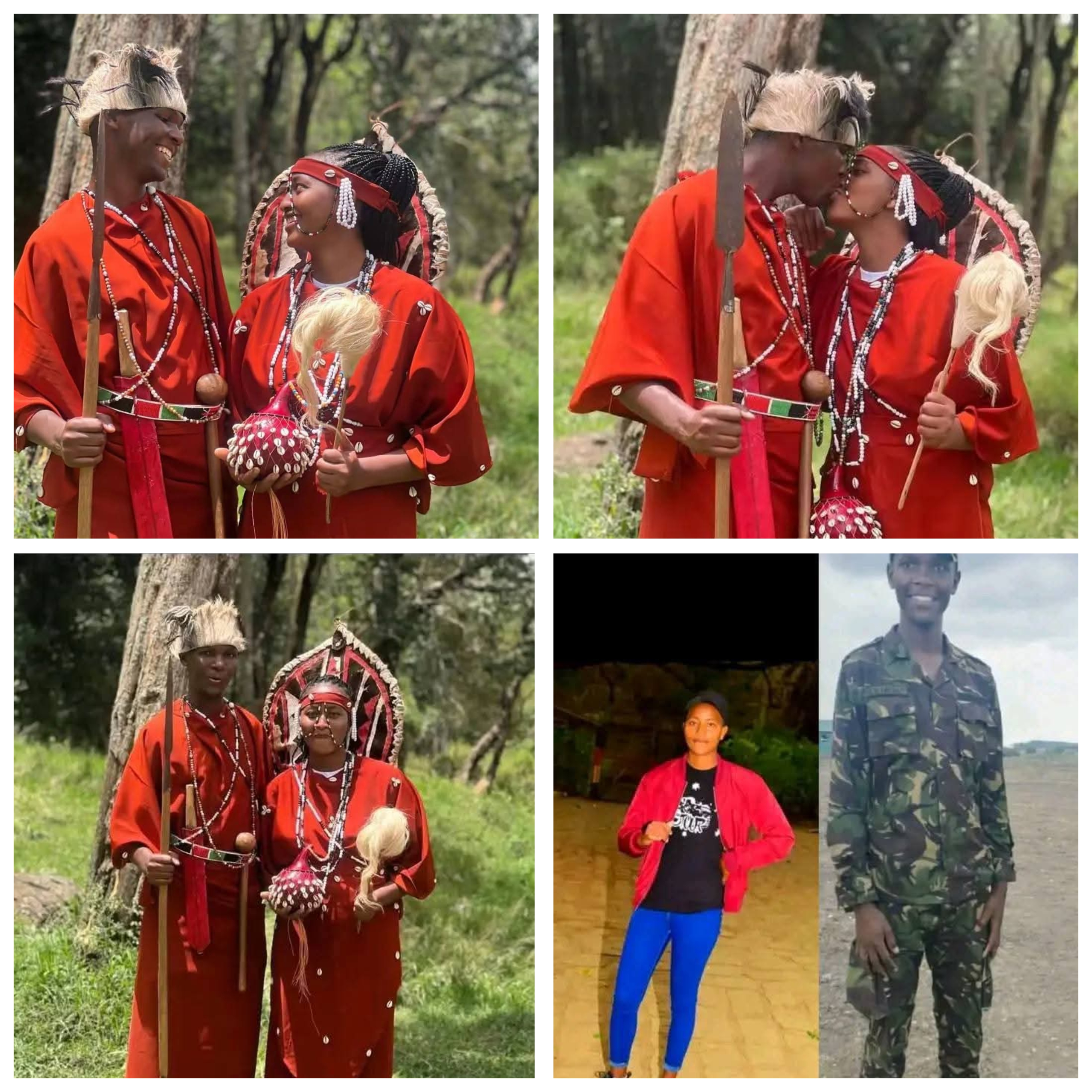 Kenyan soldier k!lls his wife and takes own life a day after their romantic photoshoot