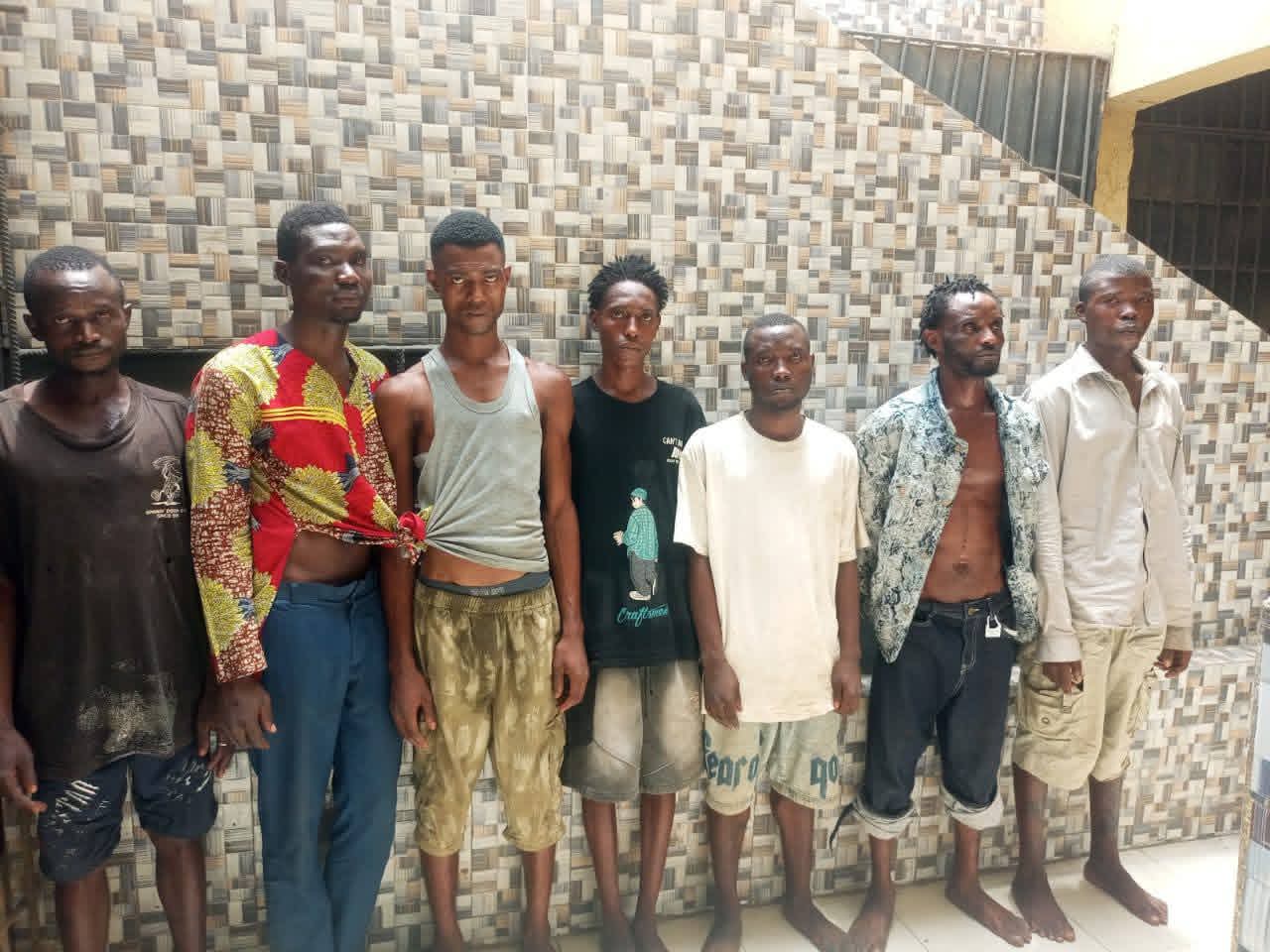 Seven suspects arraigned for assaulting LAWMA operatives in Lagos