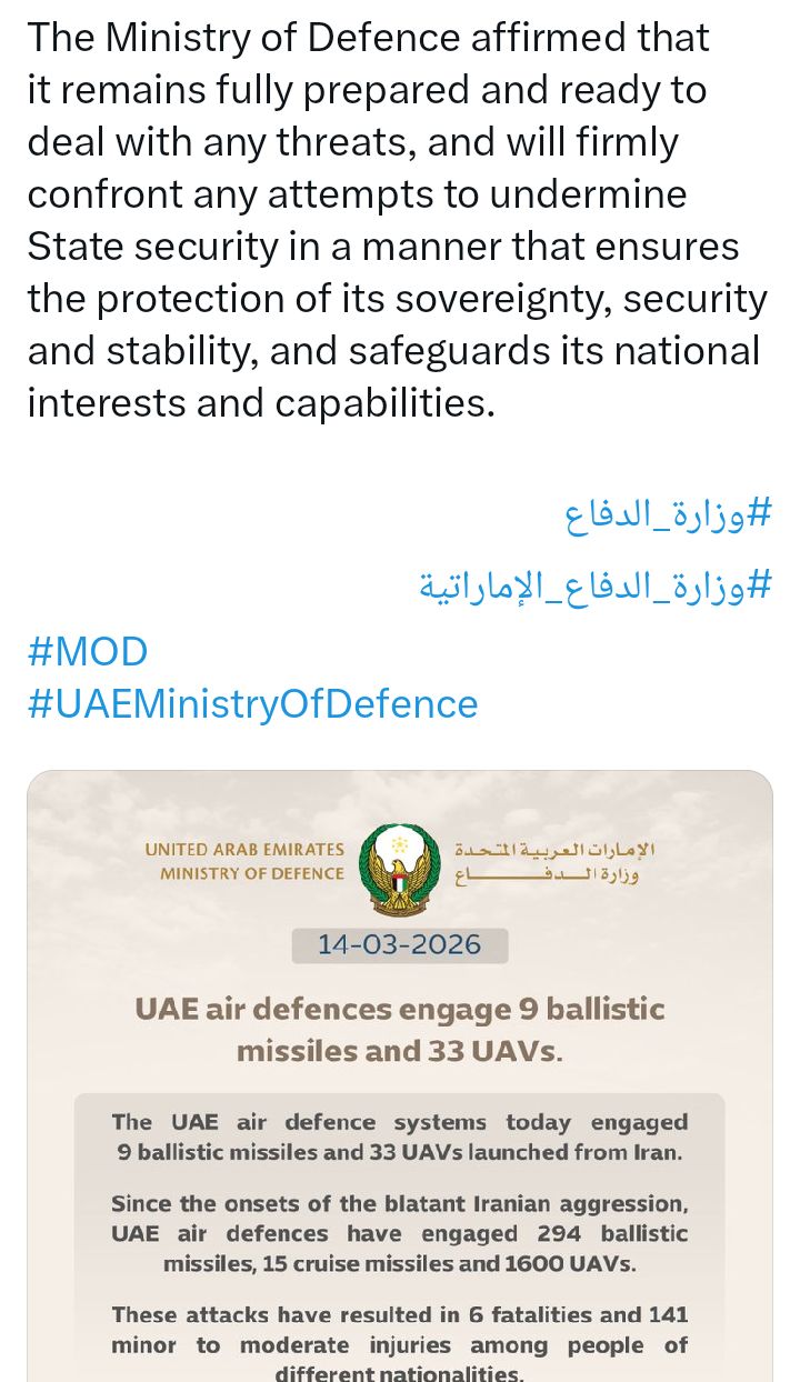 Six d3ad, Nigerians injured as Iran hits UAE again