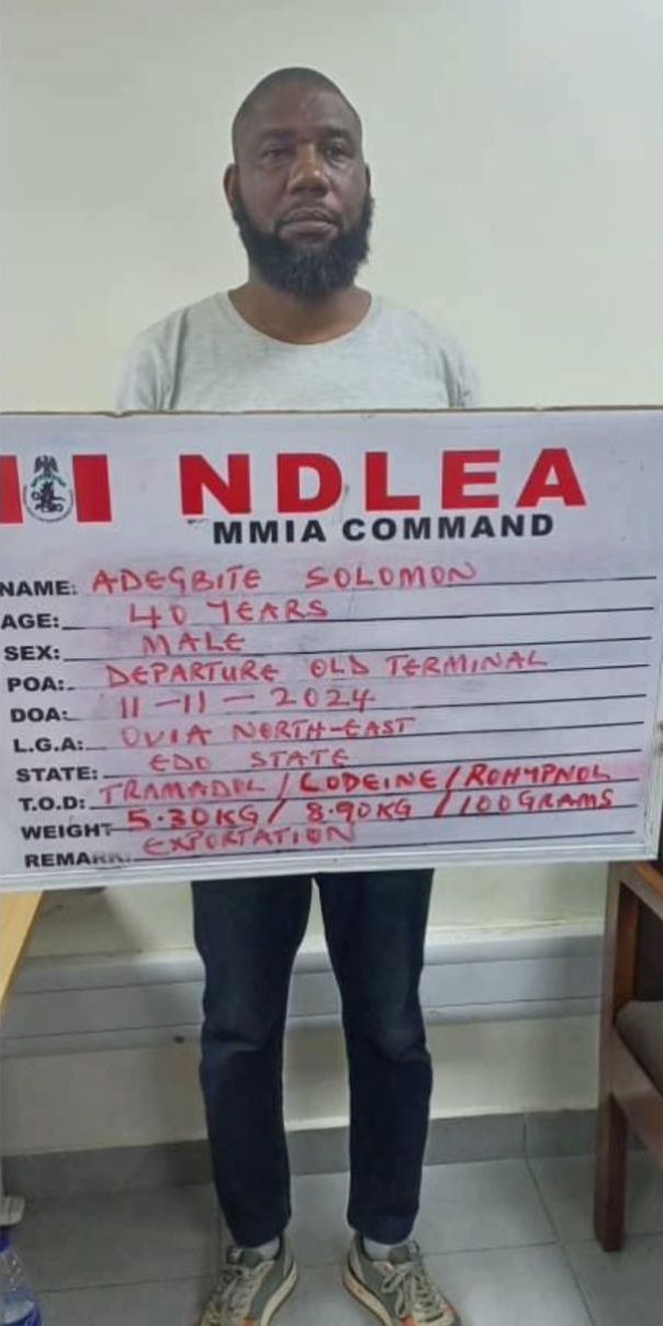 Court sentences Italy-based Nigerian man to 15 years imprisonment for trafficking 1.30kg of tramadol