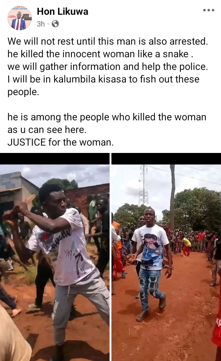 Mob k!lls woman accused of making men