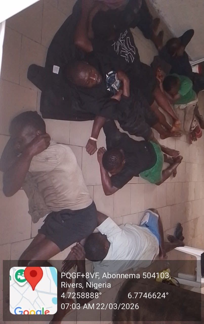 Eight suspects arrested as Nigerian Navy intercepts illegal fuel consignment in River State