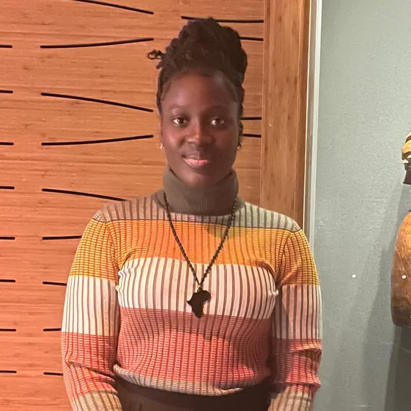 Flowers laid in remembrance of Oluwalayomi Fadero.