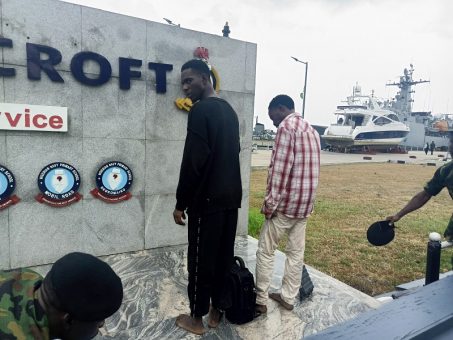 Nigerian Navy arrests two stowaways off Lagos coast
