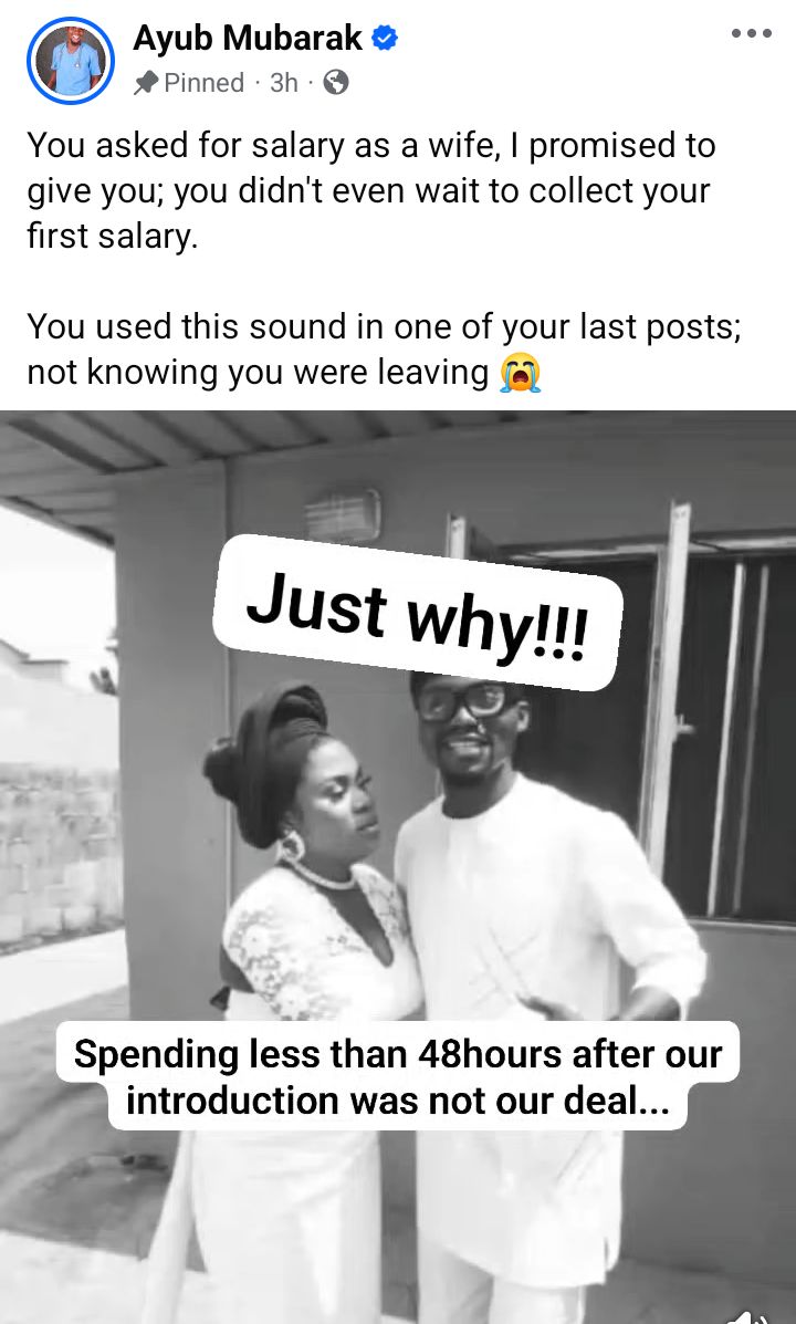 Nigerian woman d!es two days after her wedding introduction