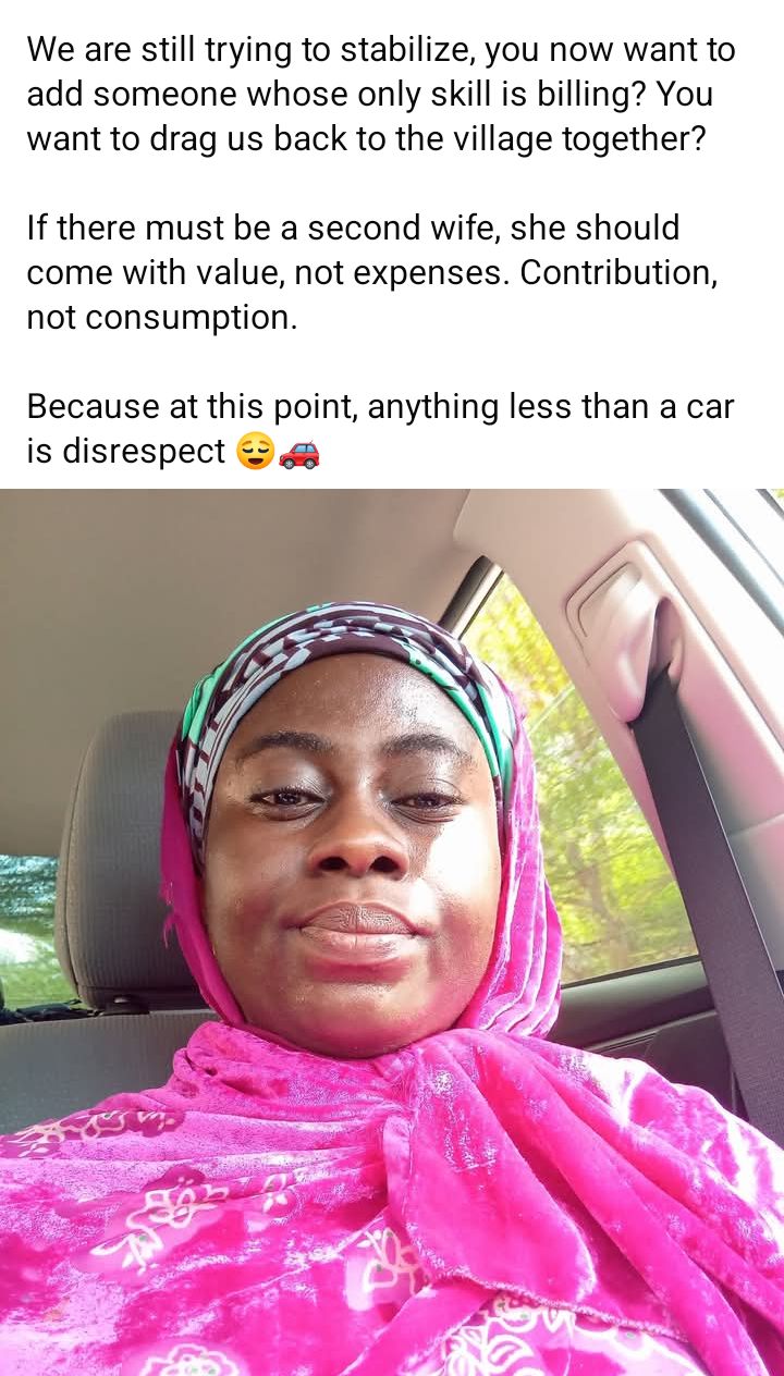 Come with value, not expenses - Nigerian woman tells women seeking to be her husband
