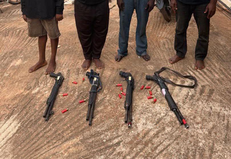 Police arrest four suspected cultists, recover firearms in Edo