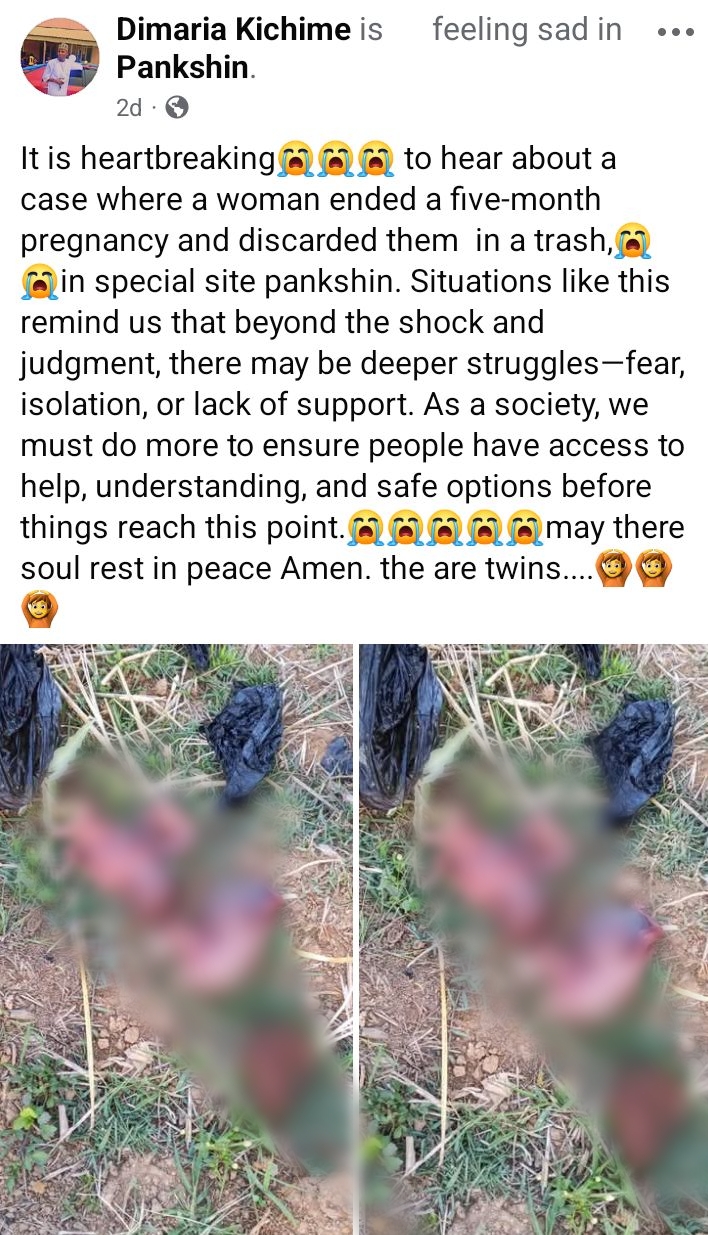 Outrage as unknown mother dumps ab0rted twins at refuse site in Plateau community