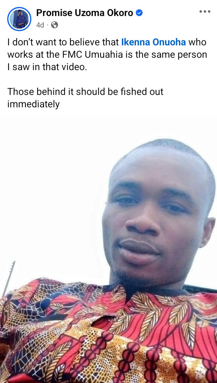 FMC Umuahia staff allegedly commits su!cide