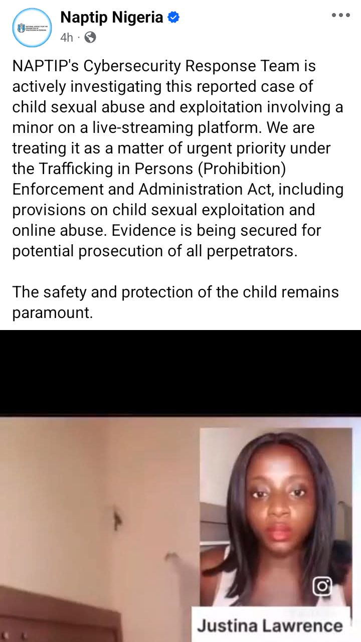 Edo State official involved in child protection measures