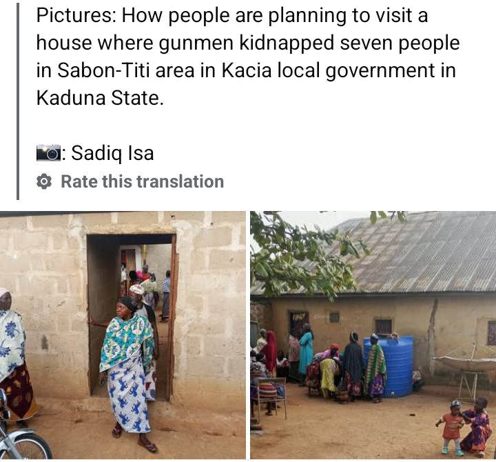 Bandits invade Kaduna community, abduct seven family members and three others