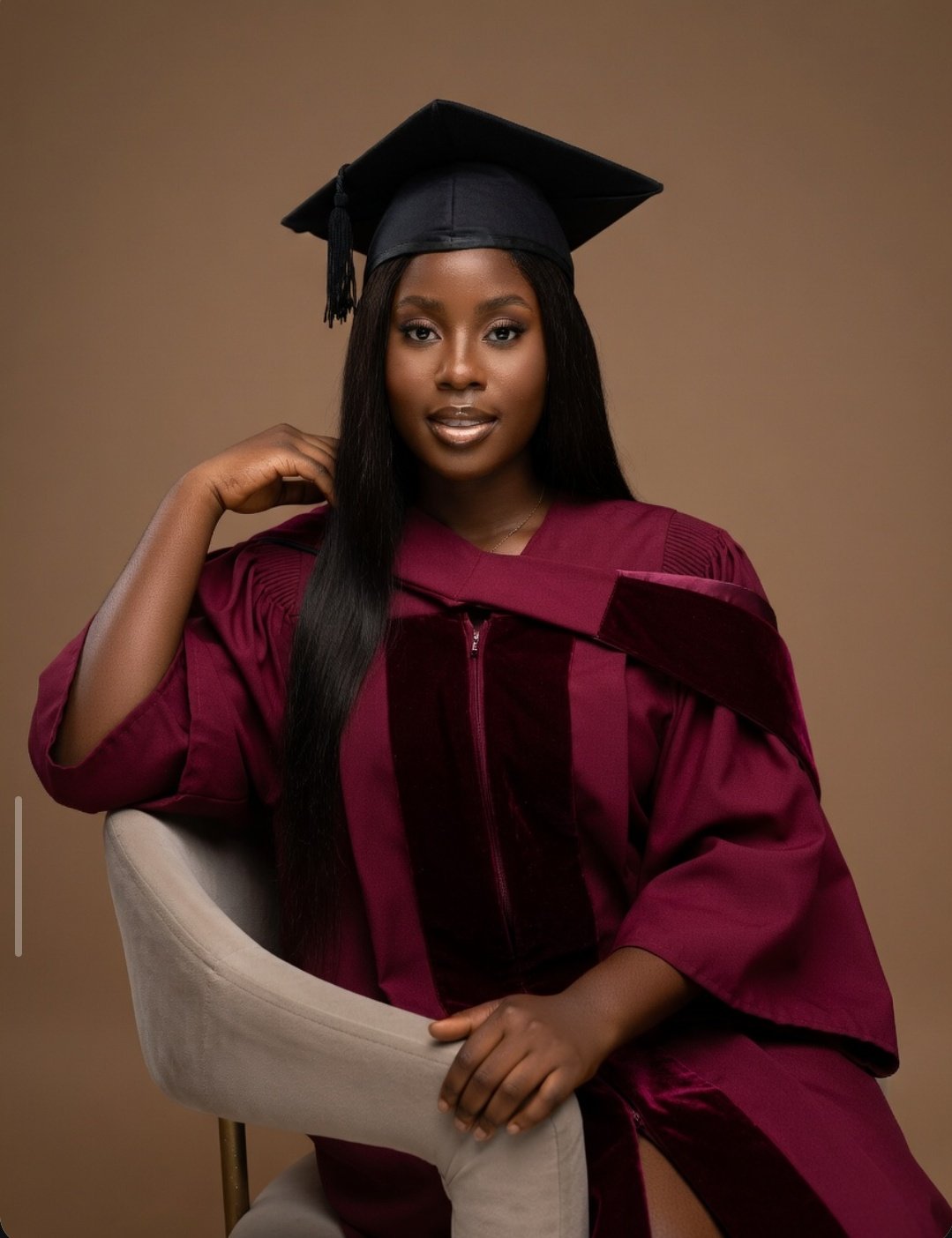 Nigerian lady celebrates as she becomes first graduate in her lineage, first to own a car and get married
