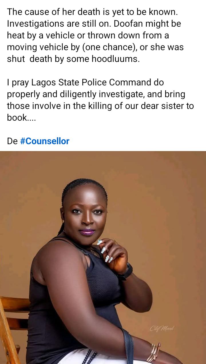 Missing woman found d3ad in Badagry hospital