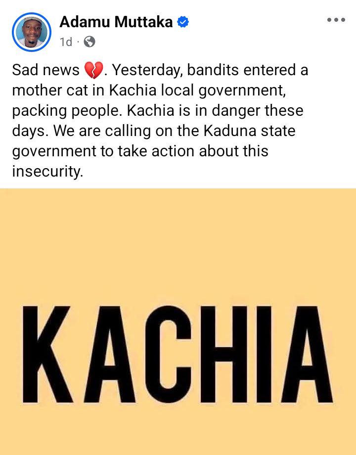 Bandits abduct nursing mother and her newborn baby, k!ll man in Kaduna community