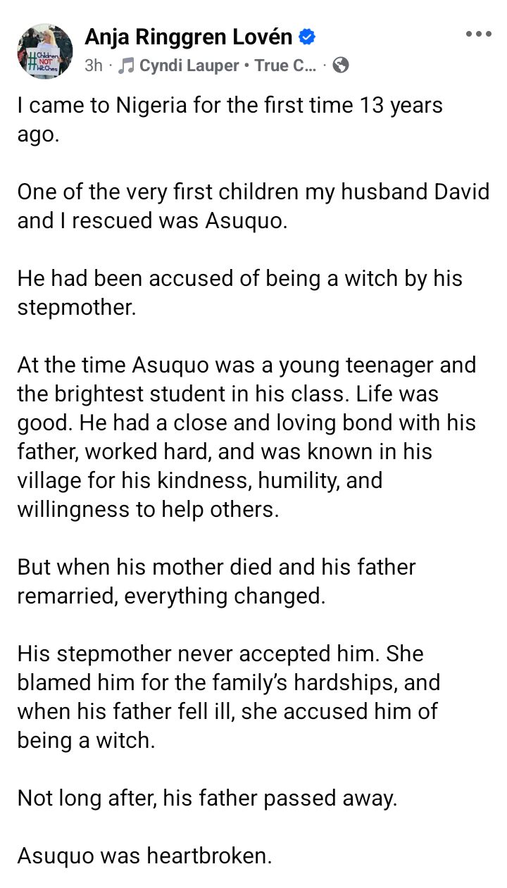 Young Nigerian man graduates from university 13 years after being accused of using witchcraft to k!ll his father