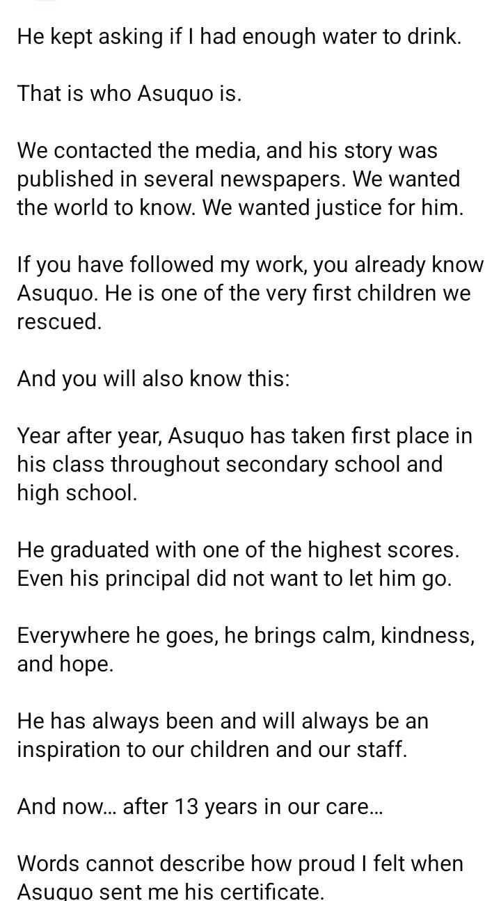 Young Nigerian man graduates from university 13 years after being accused of using witchcraft to k!ll his father