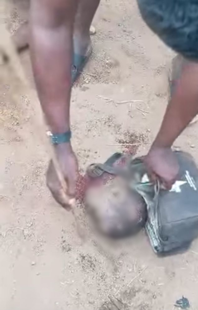 Police arrest man for k!lling 6-year-old girl and cutting off her head in Oyo (video)
