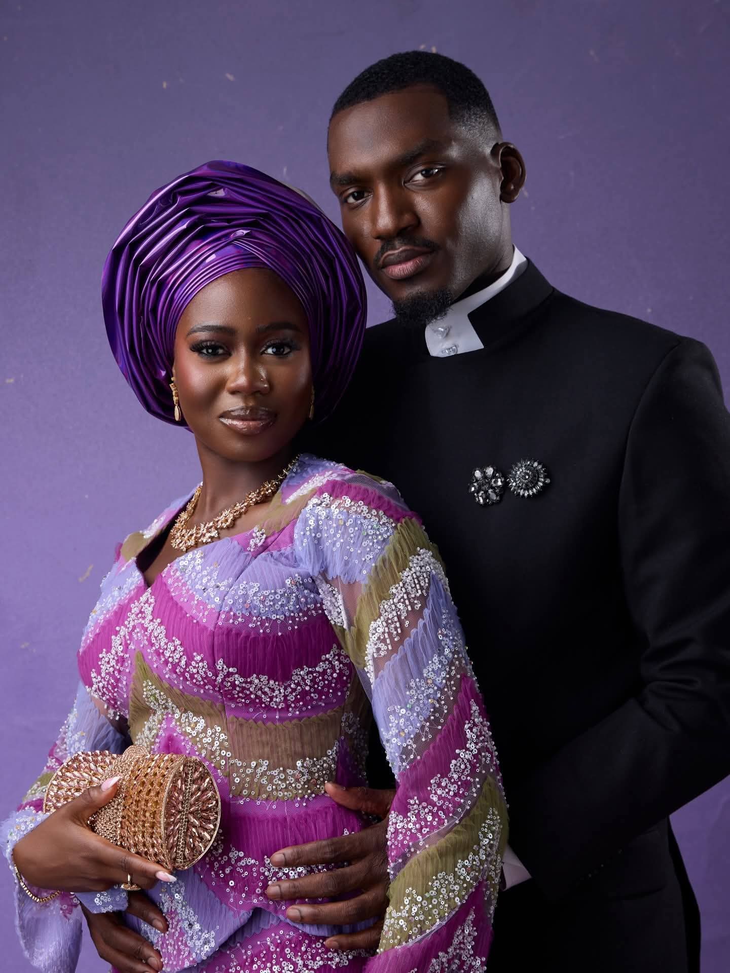 Nigerian Muslim Groom Defends Wife's Dress Code Amid Modesty Criticisms Online