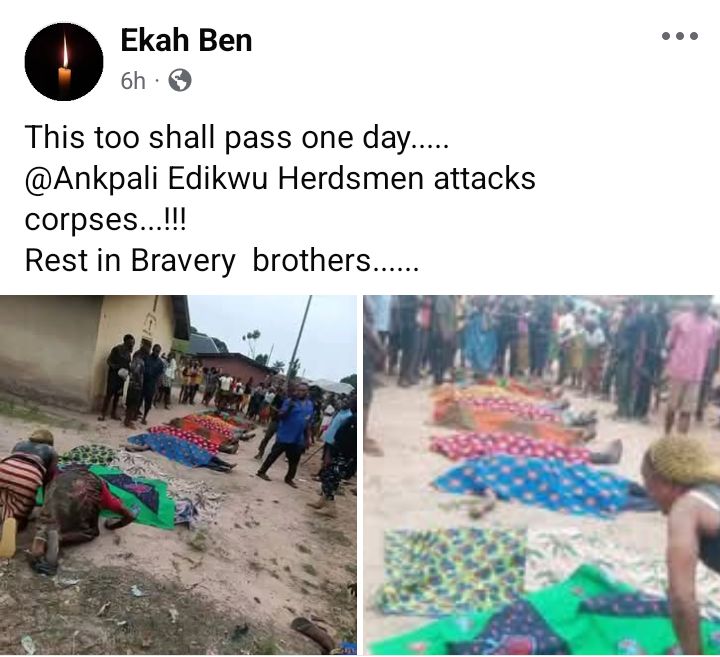 Scores k!lled as suspected herdsmen attack Benue community