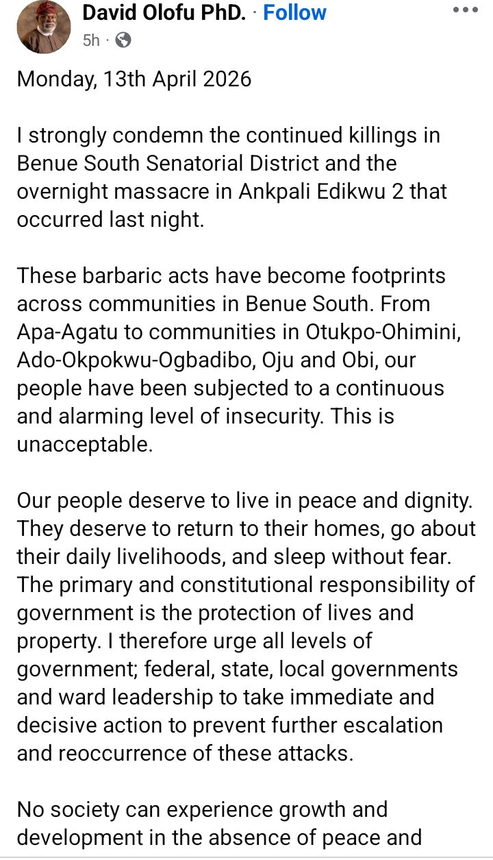 Scores k!lled as suspected herdsmen attack Benue community