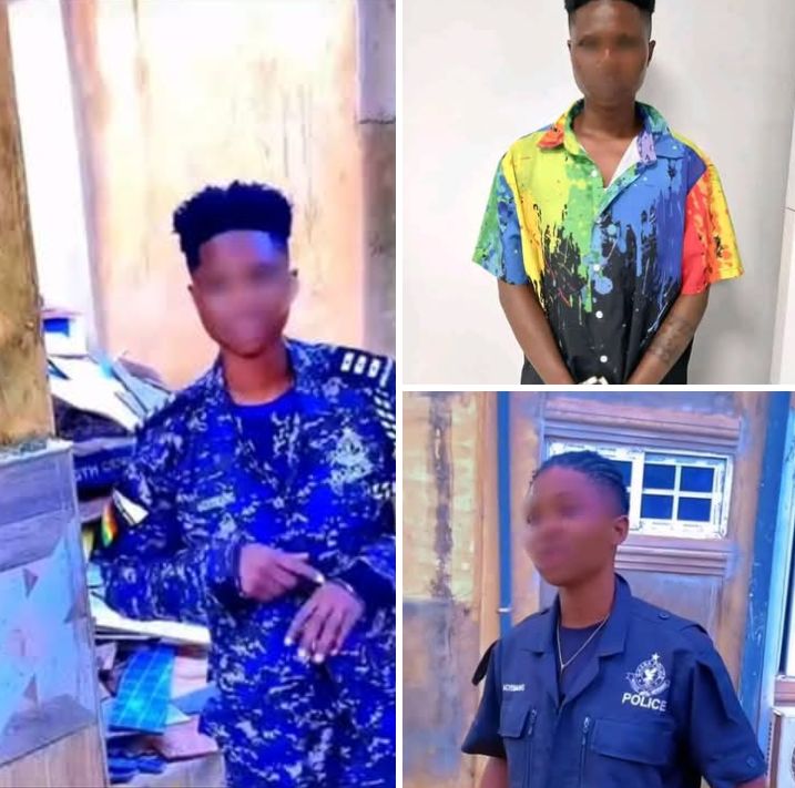 Ghanaian Police Uniform Scandal Rocks Nigerian Woman's Social Media Account
