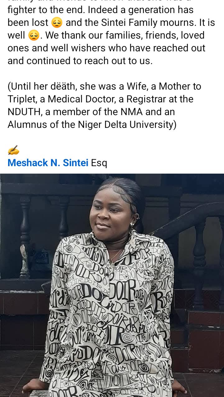 Visual content related to the medical doctor's story.