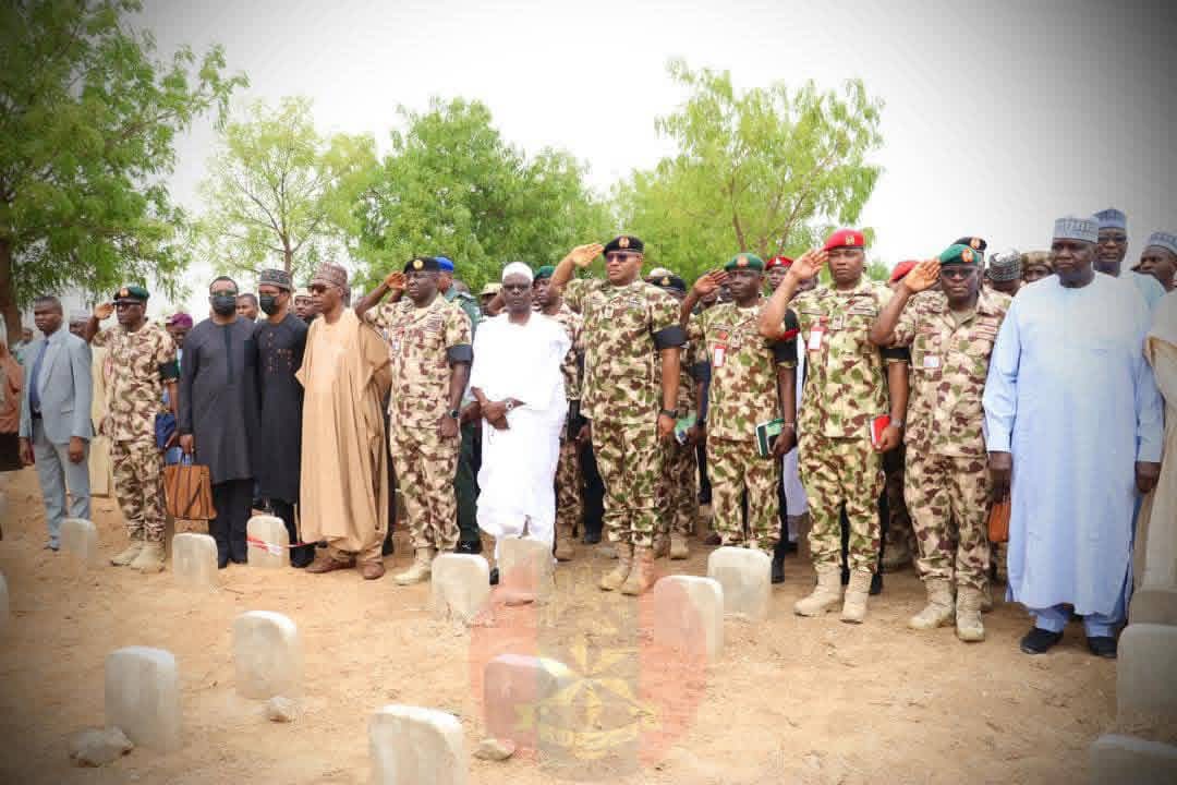 Brigadier General Omo Braimah and other fallen soldiers laid to rest with military honours in Borno