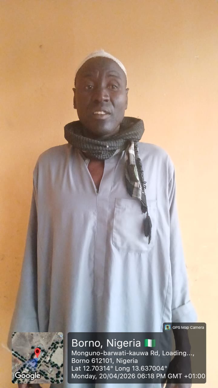 Troops arrest suspected ISWAP logistics courier in Borno