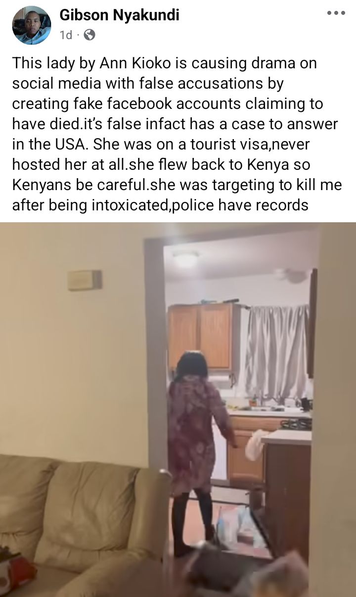 Kenyan woman captured in viral video damaging her host?s household property in US