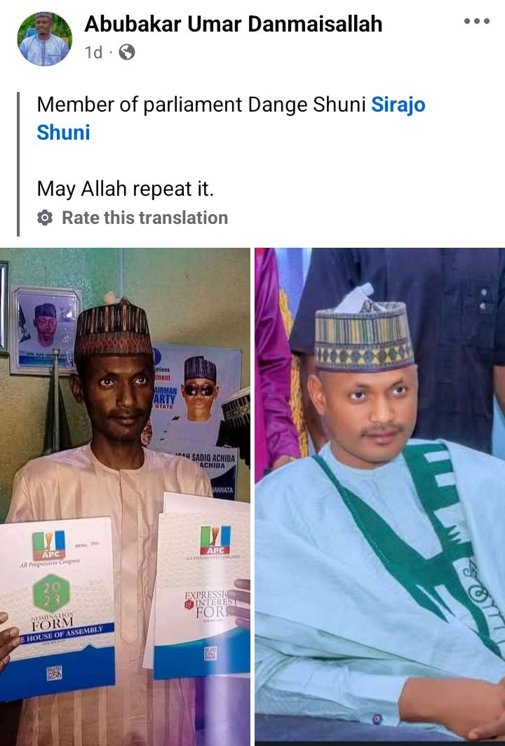 Viral photo shows transformation of Sokoto lawmaker 3 years after he won election