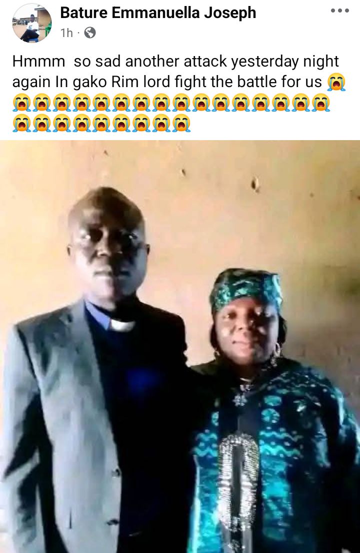 Gunmen k!ll pastor, wife and two children in fresh Plateau attack