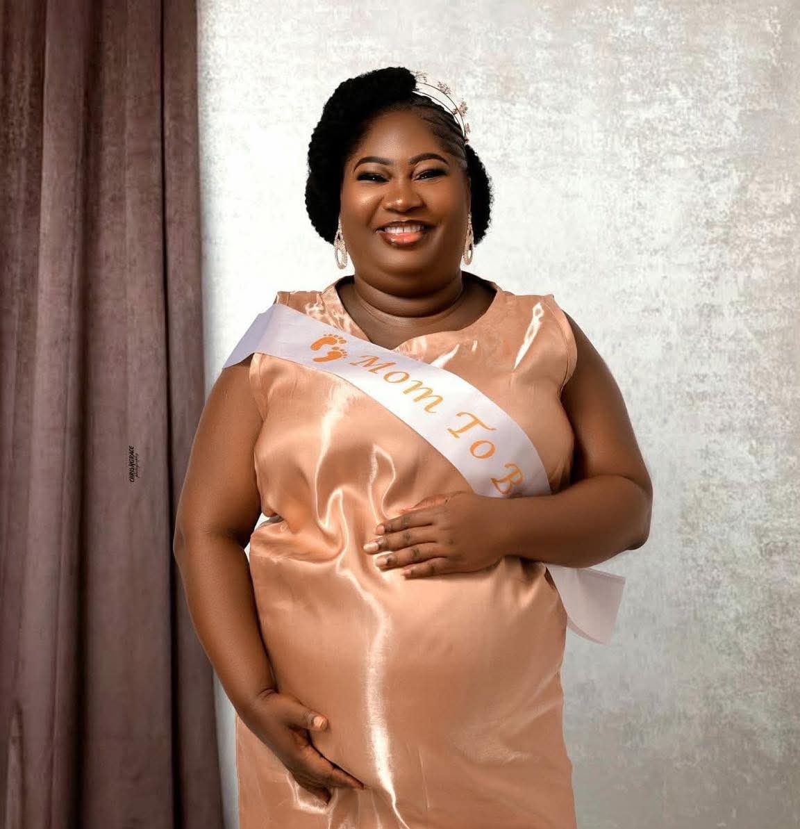 Pastor and his wife celebrate as they welcome first child after 14 years of waiting