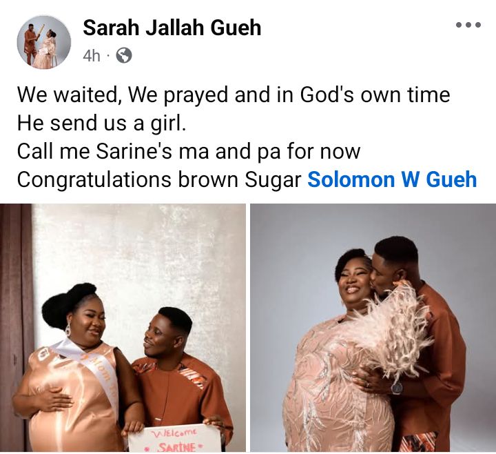 Pastor and his wife celebrate as they welcome first child after 14 years of waiting