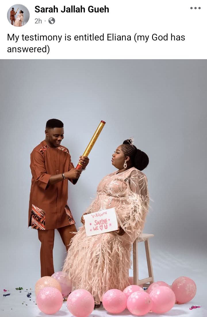 Pastor and his wife celebrate as they welcome first child after 14 years of waiting