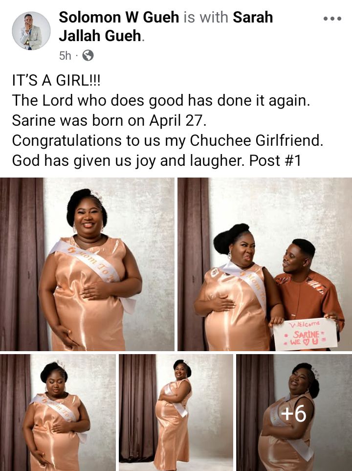 Pastor and his wife celebrate as they welcome first child after 14 years of waiting