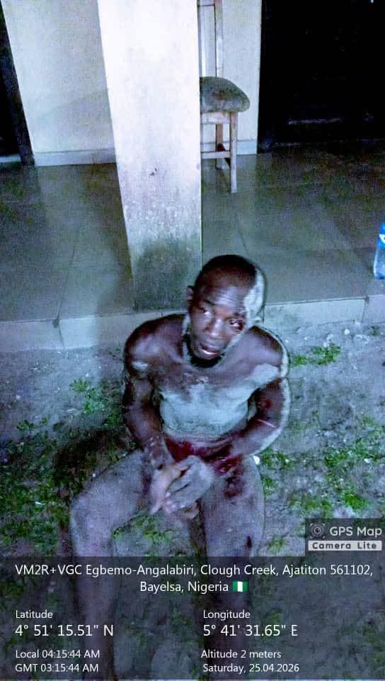 Navy arrests leader of notorious pipeline vandalism syndicate "Idiot" and associate in Bayelsa