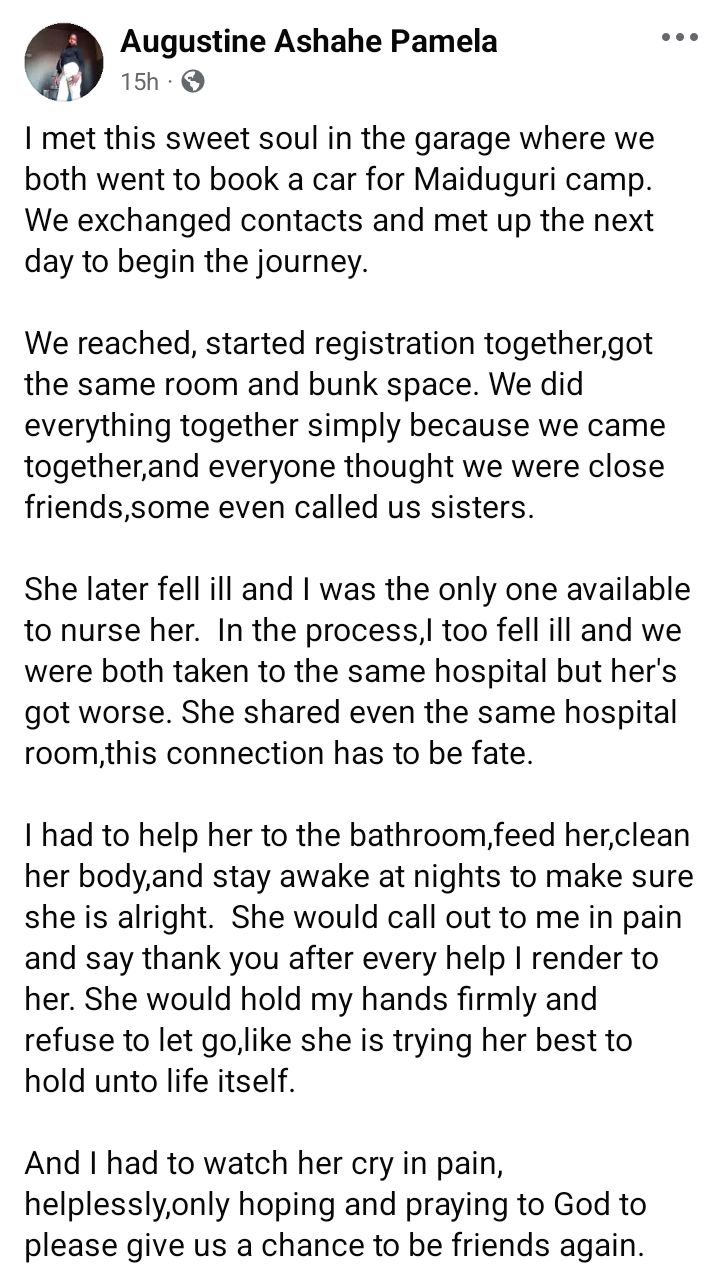 Female corps member d!es after falling ill in Maiduguri orientation camp