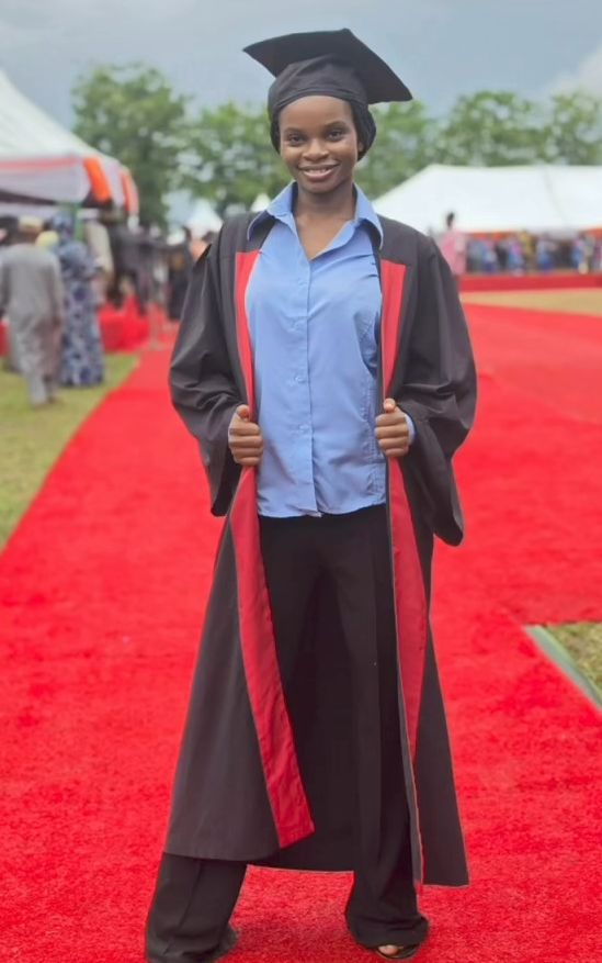 Nigerian girl graduates from university 11 years after she was accused of witchcraft and almost k!lled by villagers
