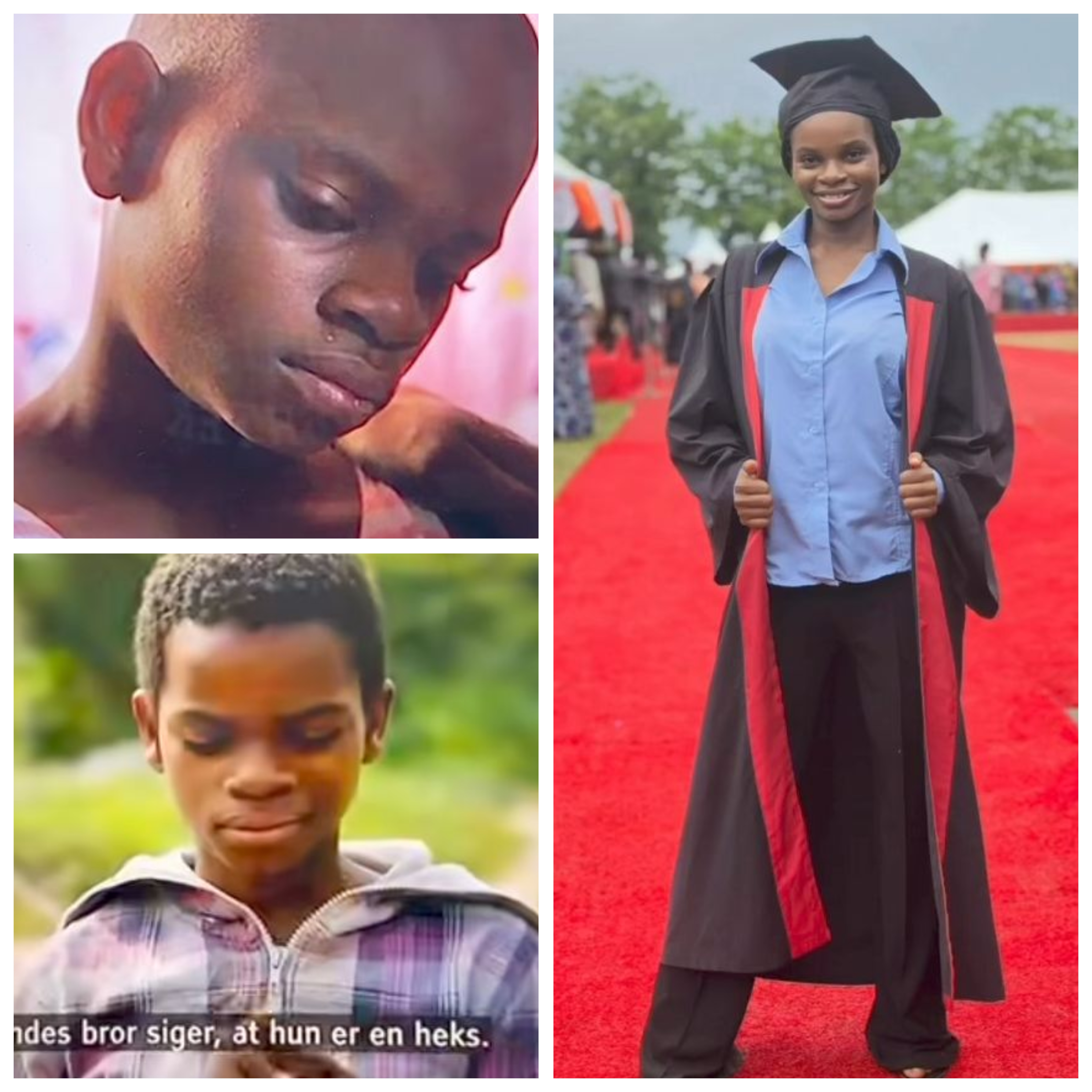 Nigerian girl graduates from university 11 years after she was accused of witchcraft and almost k!lled by villagers