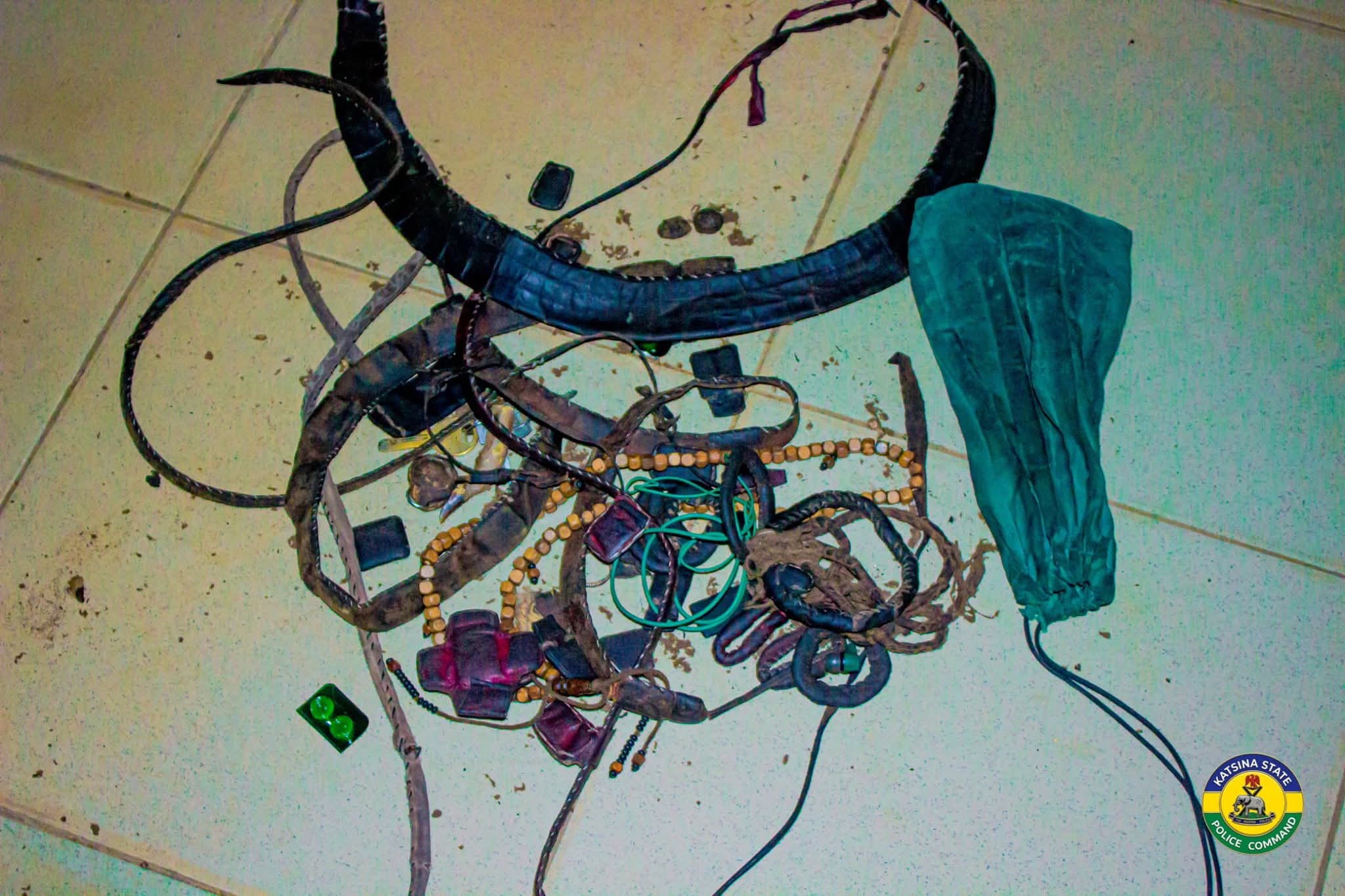 Police arrest bandit informant, recover criminal charms in Katsina